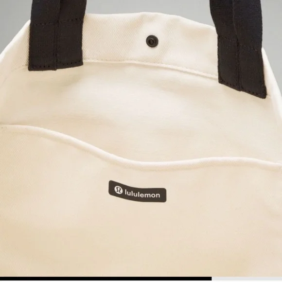 Lululemon Double Handle Canvas Tote Bag (NWT) - Picture 4 of 11